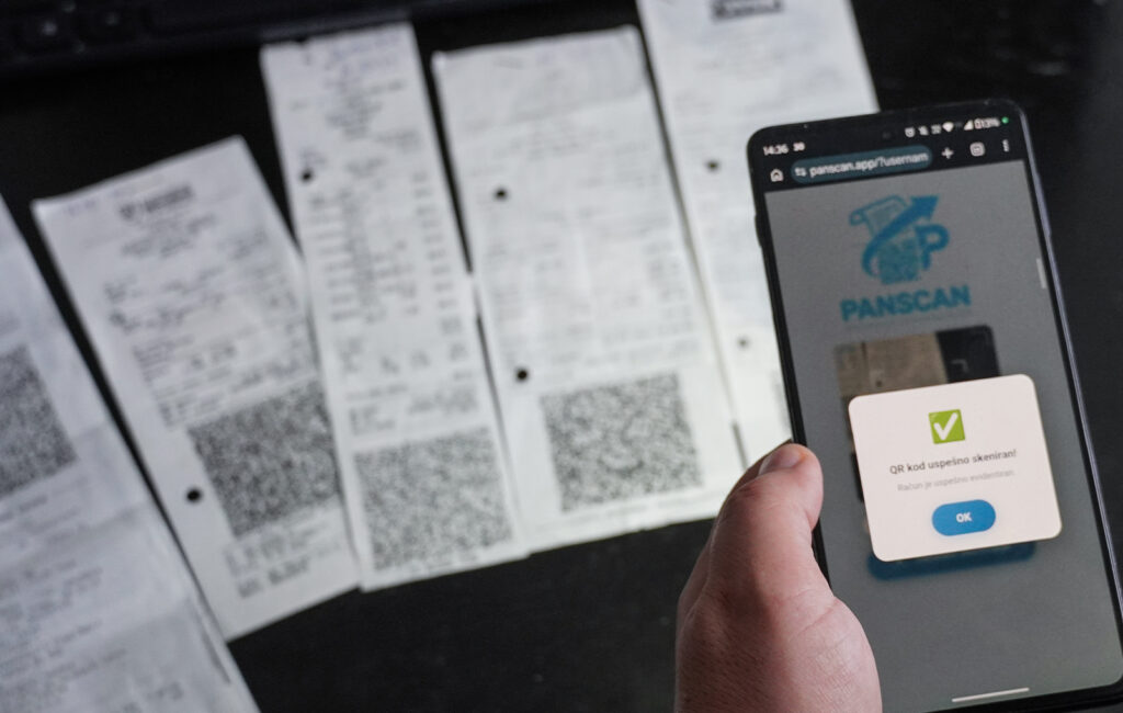 Skeniranje fiskalnog računa mobilnim telefonom